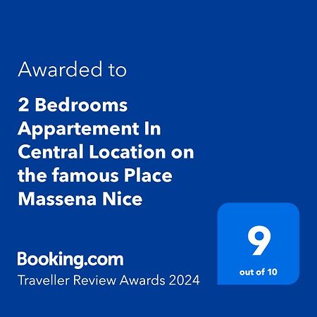 2 Bedrooms Appartement In Central Location On The Famous Place Massena Nizza Kültér fotó